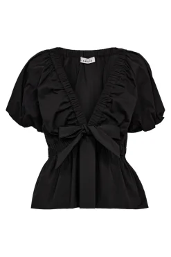 Best Haute L'Amitié Puffy Butterfly Top HL10184 Black