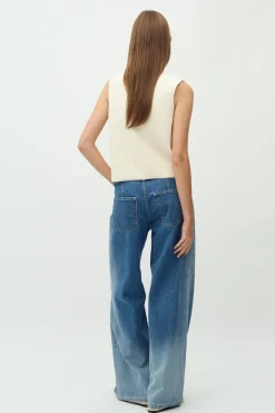 Best MbyM Pyras-M 61949726 S43 Fading Denim Wash