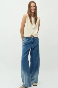 Best MbyM Pyras-M 61949726 S43 Fading Denim Wash