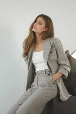 Online Co´Couture Quincc Pin Fitted Blazer 40007 984