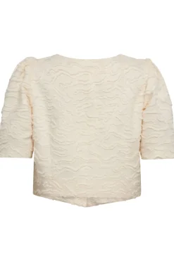 Hot Co´Couture Rachelcc Crop Tie Ss Shirt 35801 199