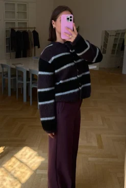 Outlet Modström Rafaelmd Stripe Cardigan 58781 12052