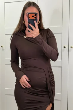 Hot A-bee Raisa dress Brown