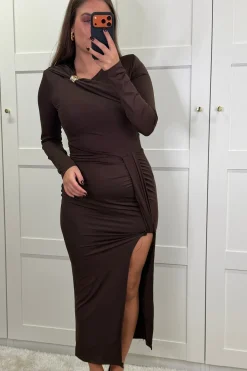 Hot A-bee Raisa dress Brown