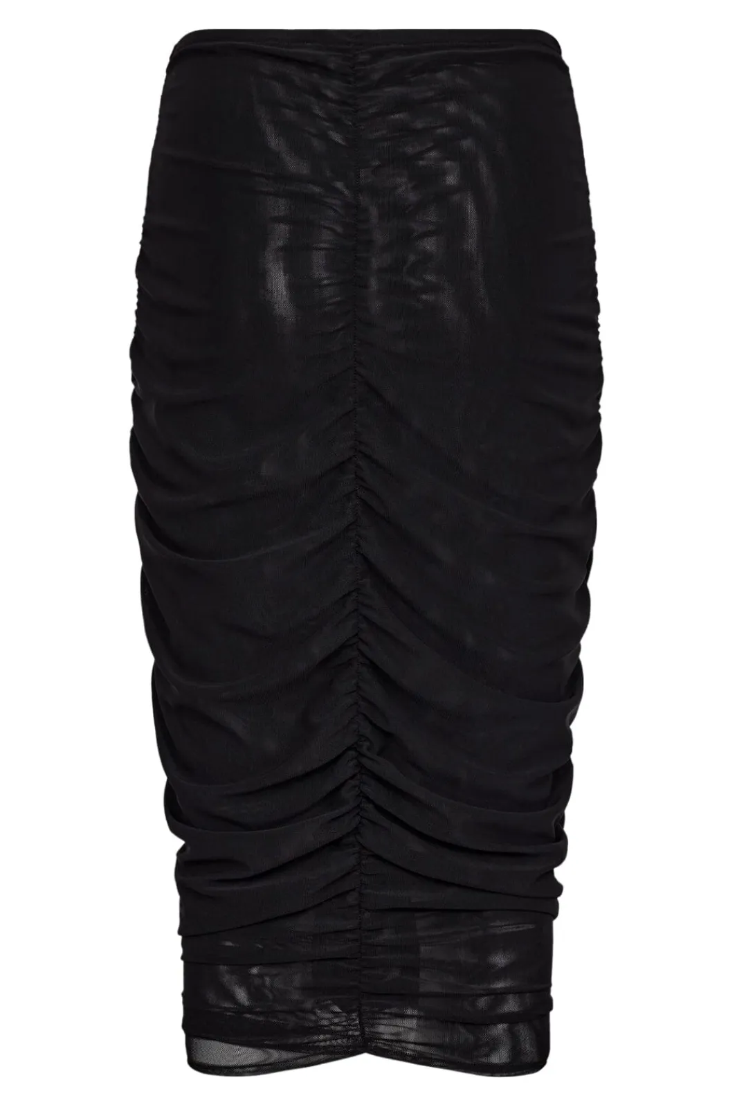 Online Co´Couture Reagancc Ruched Skirt 34174 96 Black