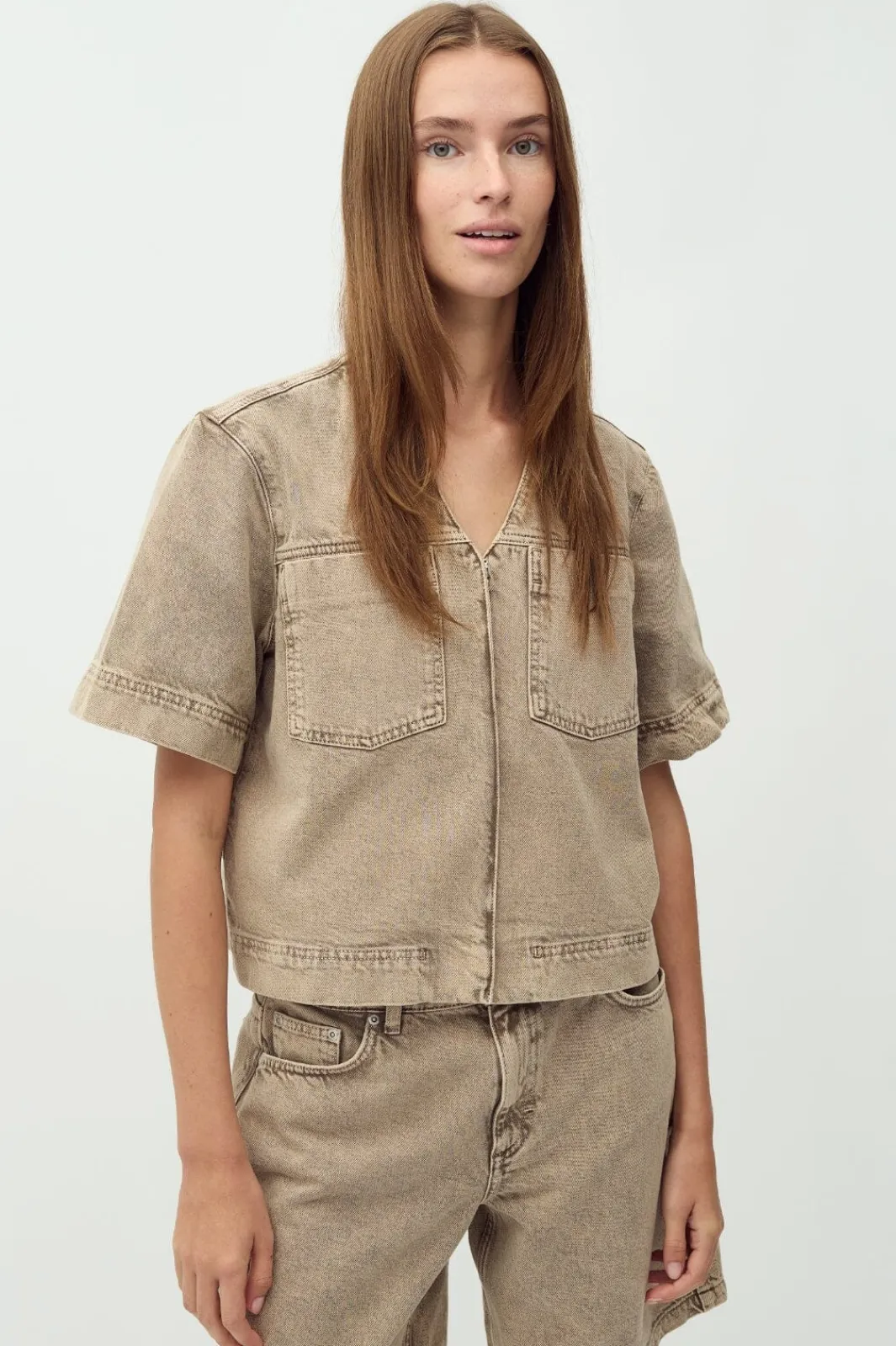 Best MbyM Reela-M 61960406 S48 Beige Washed Denim