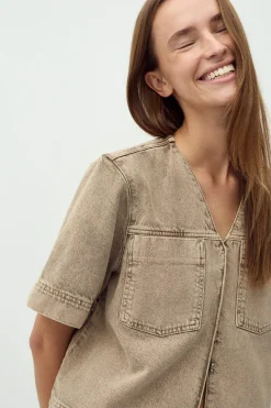 Best MbyM Reela-M 61960406 S48 Beige Washed Denim