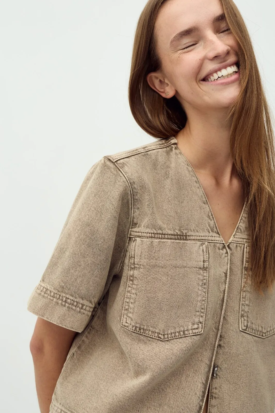 Best MbyM Reela-M 61960406 S48 Beige Washed Denim