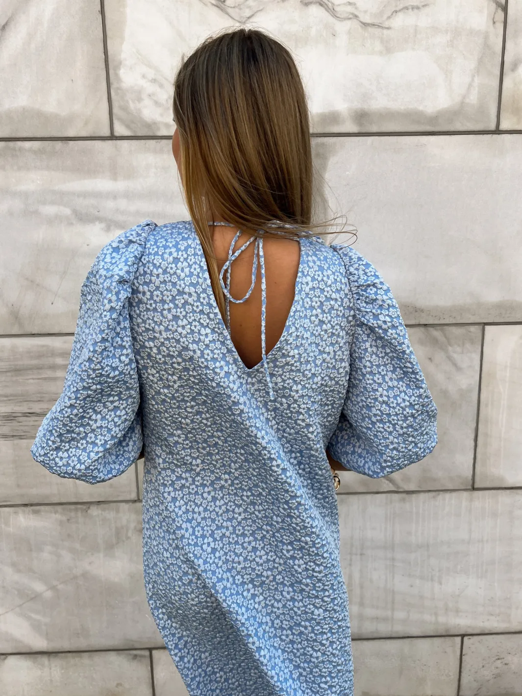 Sale Noella Reno Pastis Long Dress Light Blue