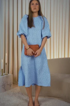 Sale Noella Reno Pastis Long Dress Light Blue