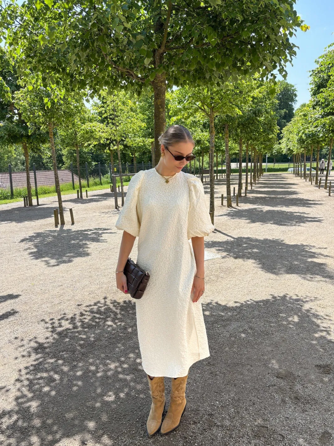 Clearance Noella Reno Pastis Long Dress Cream