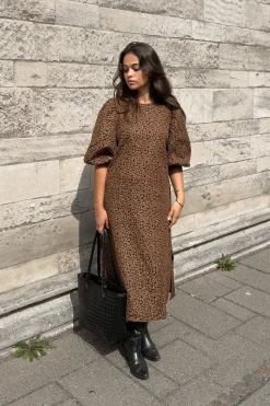 Best Noella Reno Pastis Long Dress 12440016 674 Chocolate