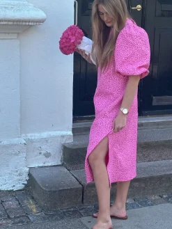 Clearance Noella Reno Pastis Long Dress 11610005 031 Bright Pink