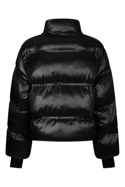 New Neo Noir Rhea Shiny Puffer Jacket 165094 100