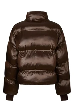 New Neo Noir Rhea Shiny Puffer Jacket 165094 676