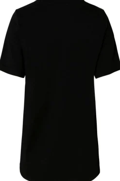 New Pieces Ria SS Fold Up Tee Black