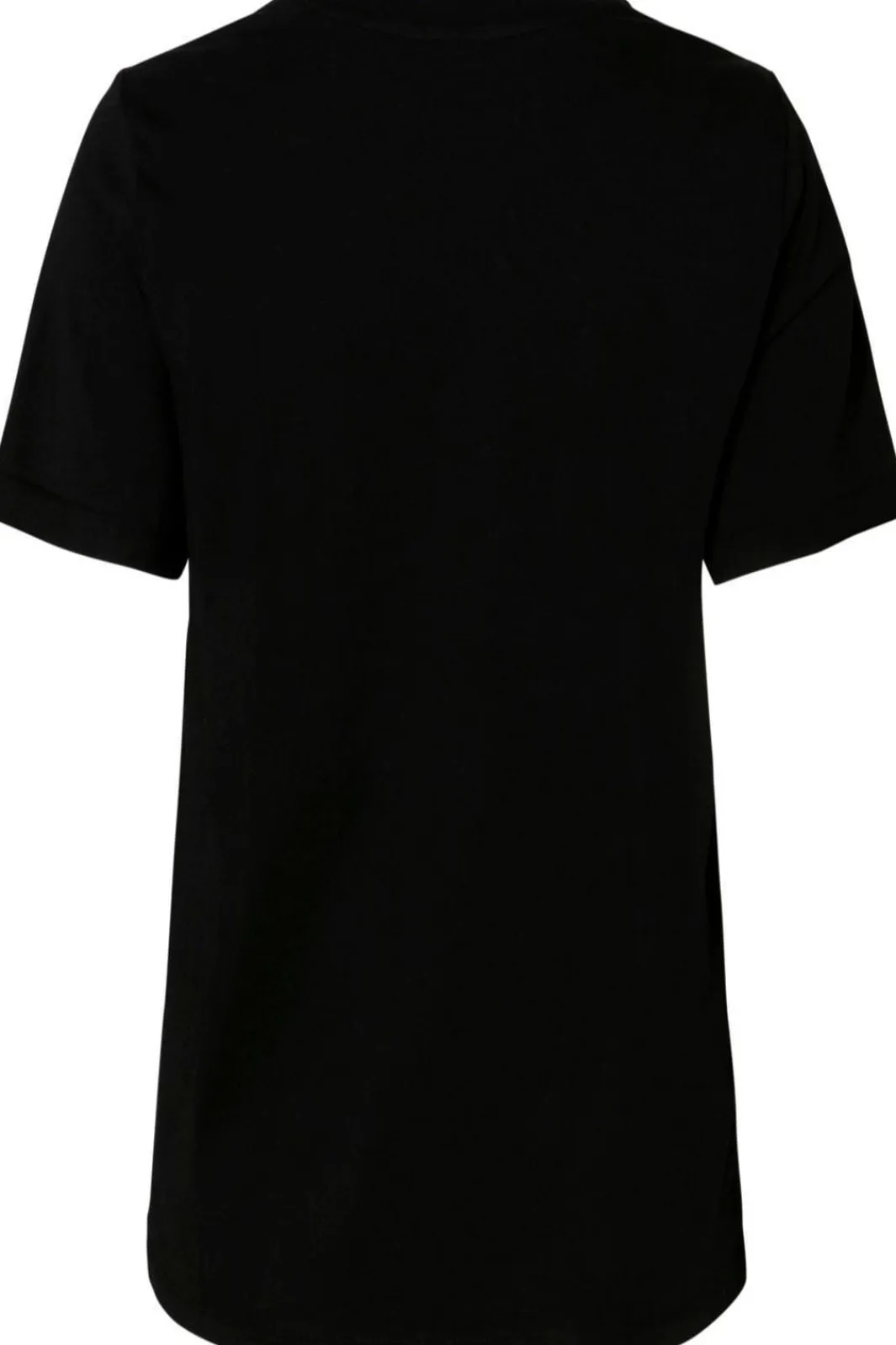 New Pieces Ria SS Fold Up Tee Black