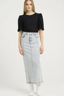 Online Gestuz Rifagz Balloon Blouse 100017 Black