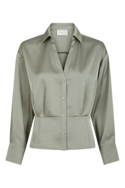 Best Neo Noir Risisa Heavy Sateen Shirt 164052 627