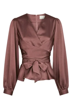 Sale Neo Noir Rista Heavy Sateen Blouse 164803 393