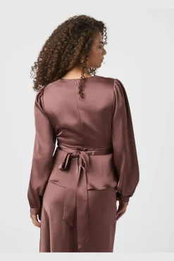 Sale Neo Noir Rista Heavy Sateen Blouse 164803 393
