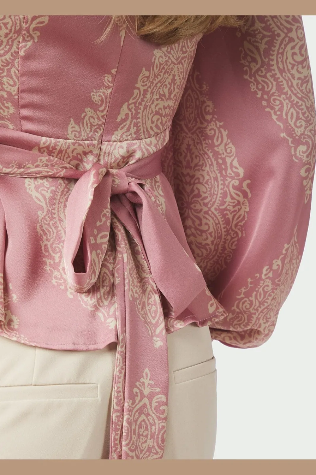 Clearance Neo Noir Rista Paisley Drop Blouse 166208 823