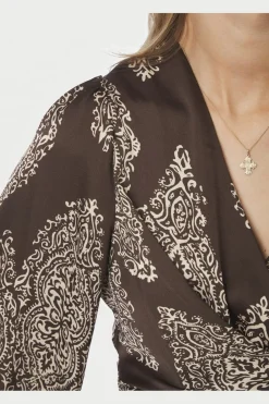 Outlet Neo Noir Rista Paisley Drop Blouse 166208 676