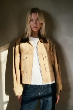 Outlet Neo Noir Rivera Canvas Boxy Jacket 164402 213