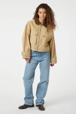 Outlet Neo Noir Rivera Canvas Boxy Jacket 164402 213