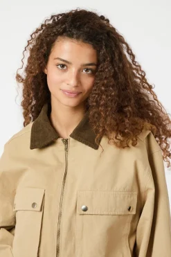 Outlet Neo Noir Rivera Canvas Boxy Jacket 164402 213