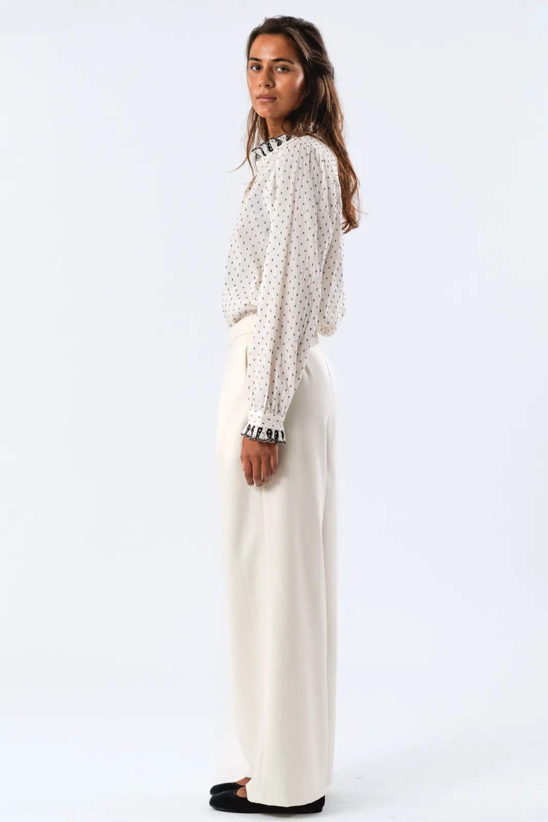 Best Lollys Laundry Riverll Shirt Ls 02 Creme