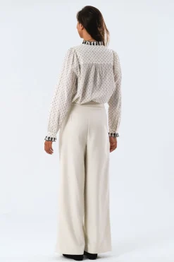 Best Lollys Laundry Riverll Shirt Ls 02 Creme