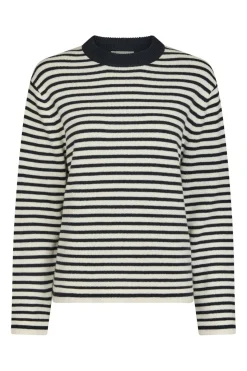 Outlet Neo Noir Rivi Stripe Knit Sweater 164957 764