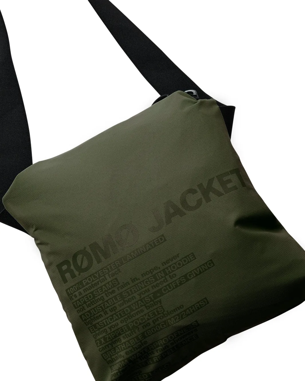 Outlet H2O Rømø Lw Rain Jacket Packable 3020 Army