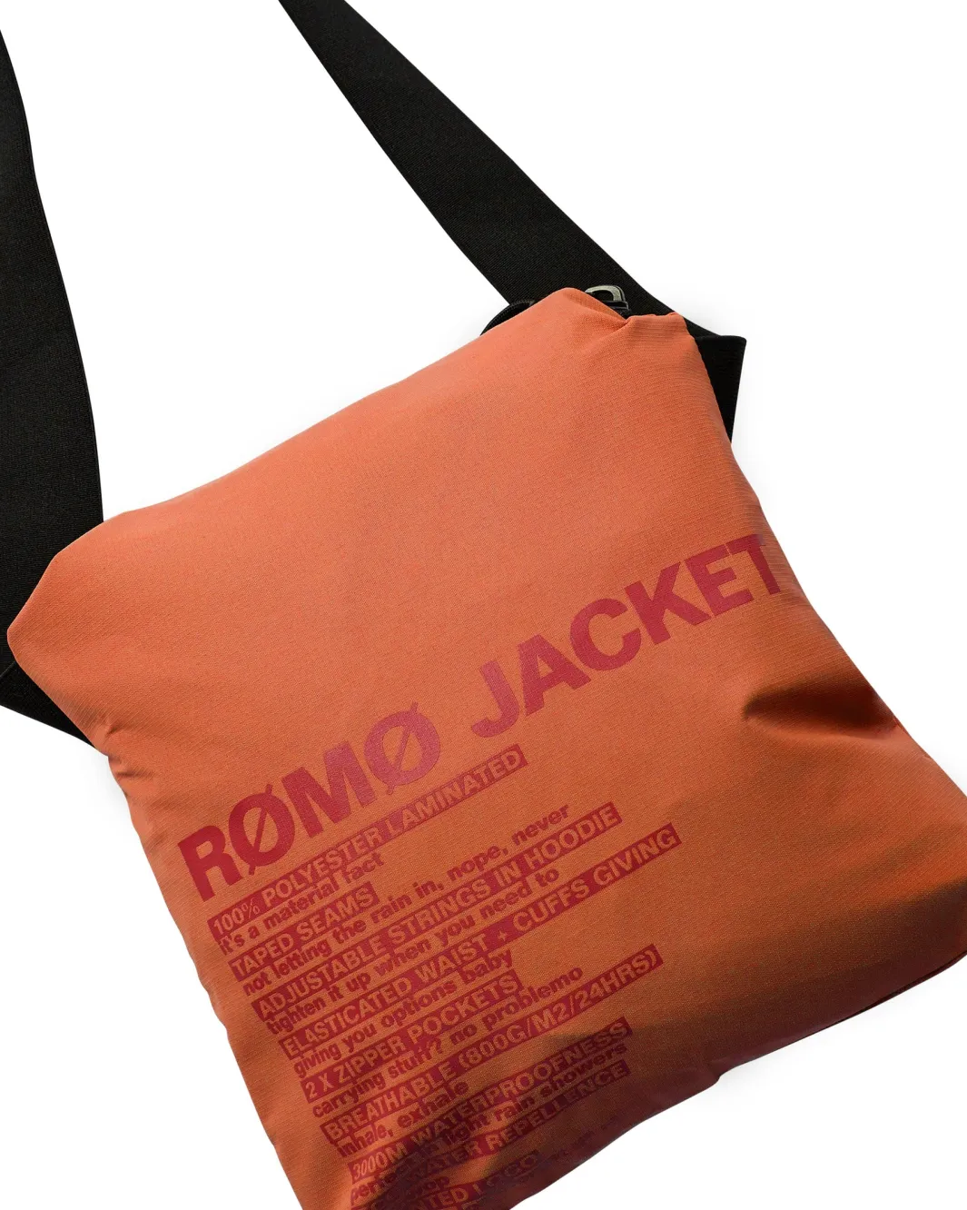 Outlet H2O Rømø Lw Rain Jacket Packable 2047 Autumn Leaf