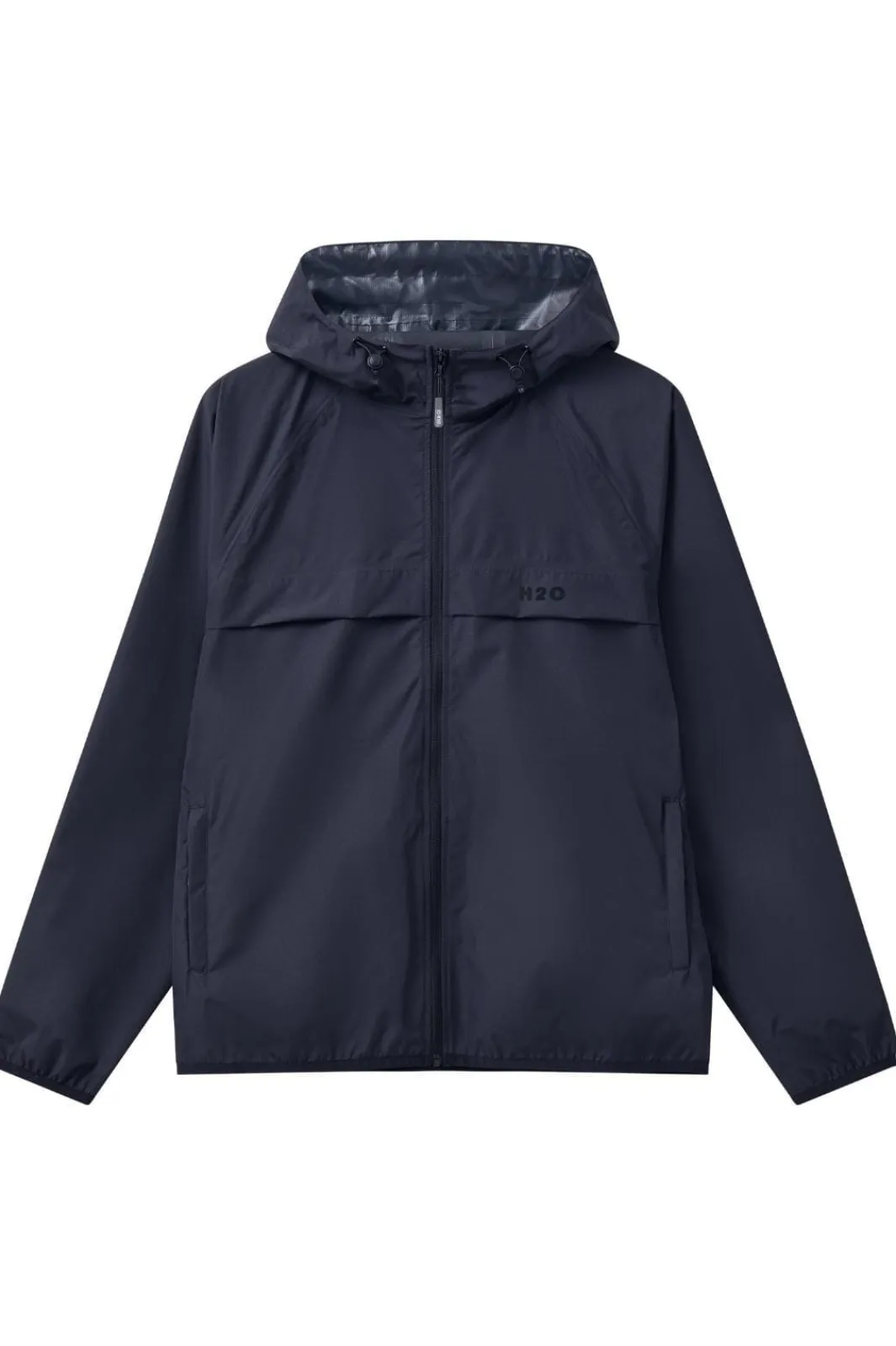Outlet H2O Rømø Lw Rain Jacket Packable 2500 Navy