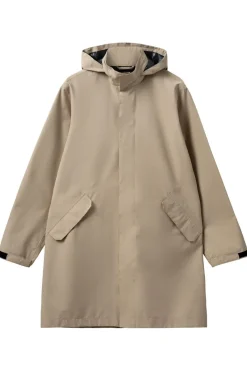 Hot H2O Rømø Lw Rain Long Jacket 1034 Warm Grey