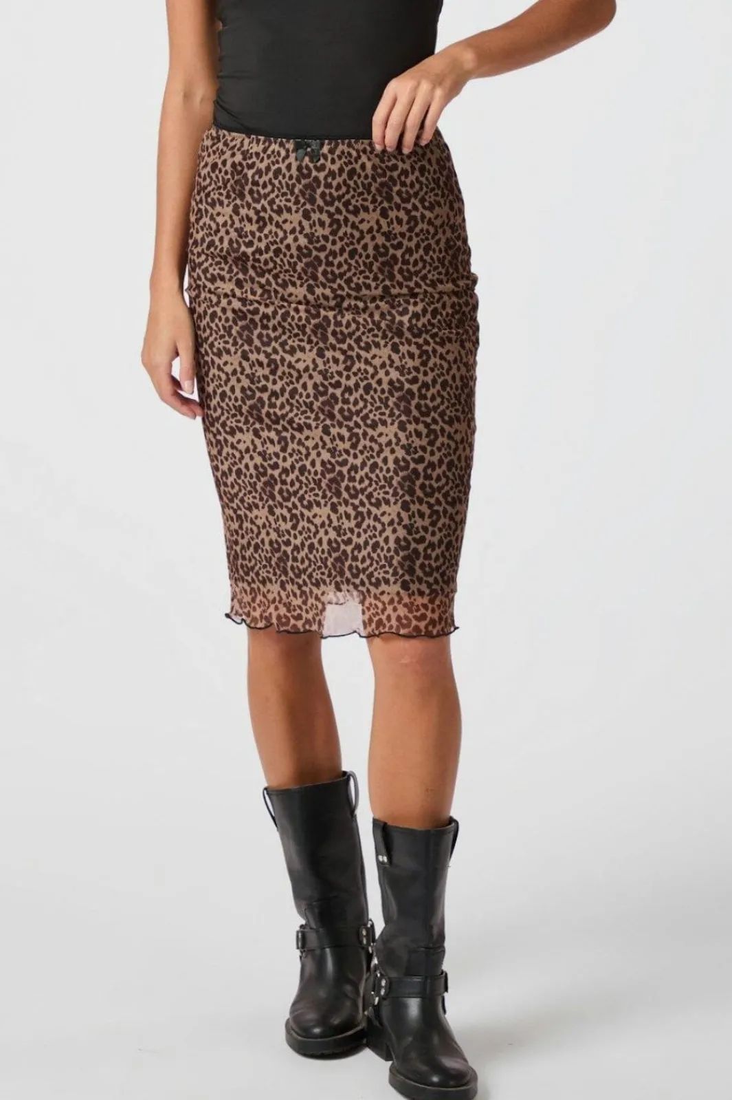 Discount Neo Noir Roa Mesh Leo Skirt 164552 400