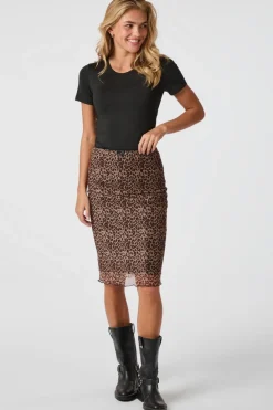 Discount Neo Noir Roa Mesh Leo Skirt 164552 400