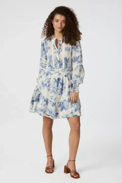 Best Neo Noir Roberta Flower Flow Dress 165425 145