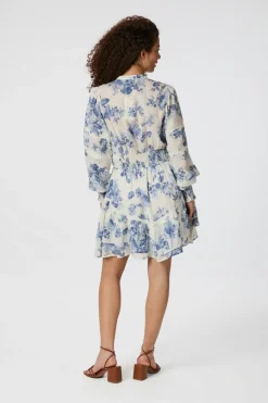 Best Neo Noir Roberta Flower Flow Dress 165425 145