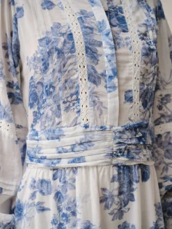 Best Neo Noir Roberta Flower Flow Dress 165425 145