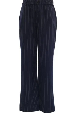 Discount Continue Roberta Pinstripe 15006 Navy Blue Stripe