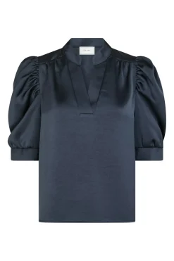 Hot Neo Noir Roella Heavy Sateen Blouse 162590 678