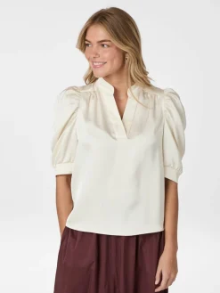 Outlet Neo Noir Roella Heavy Sateen Blouse 162590 621