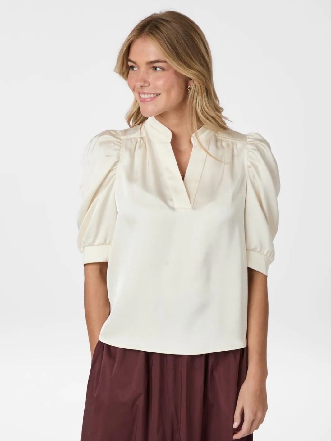 Outlet Neo Noir Roella Heavy Sateen Blouse 162590 621
