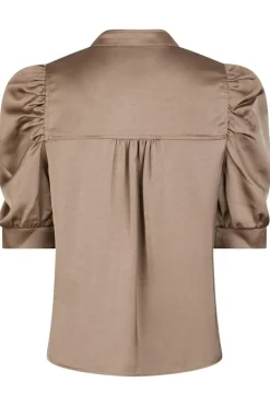 New Neo Noir Roella Heavy Sateen Blouse 162590 811