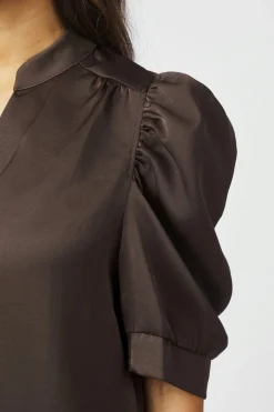 Best Neo Noir Roella Heavy Sateen Blouse 162590 676