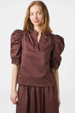 New Neo Noir Roella Poplin Blouse 164283 174