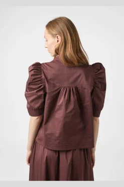 New Neo Noir Roella Poplin Blouse 164283 174